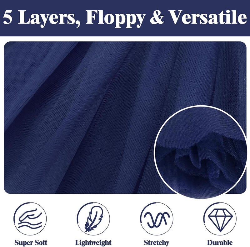 Sarfel Tutu for Women Adults 5 Layerd Tutu Skirts for Women Fluffy Halloween Tutus Adult Tutus Womens Tulle Skirt 80s Costume - Image 4